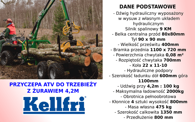 przyczepa leśna