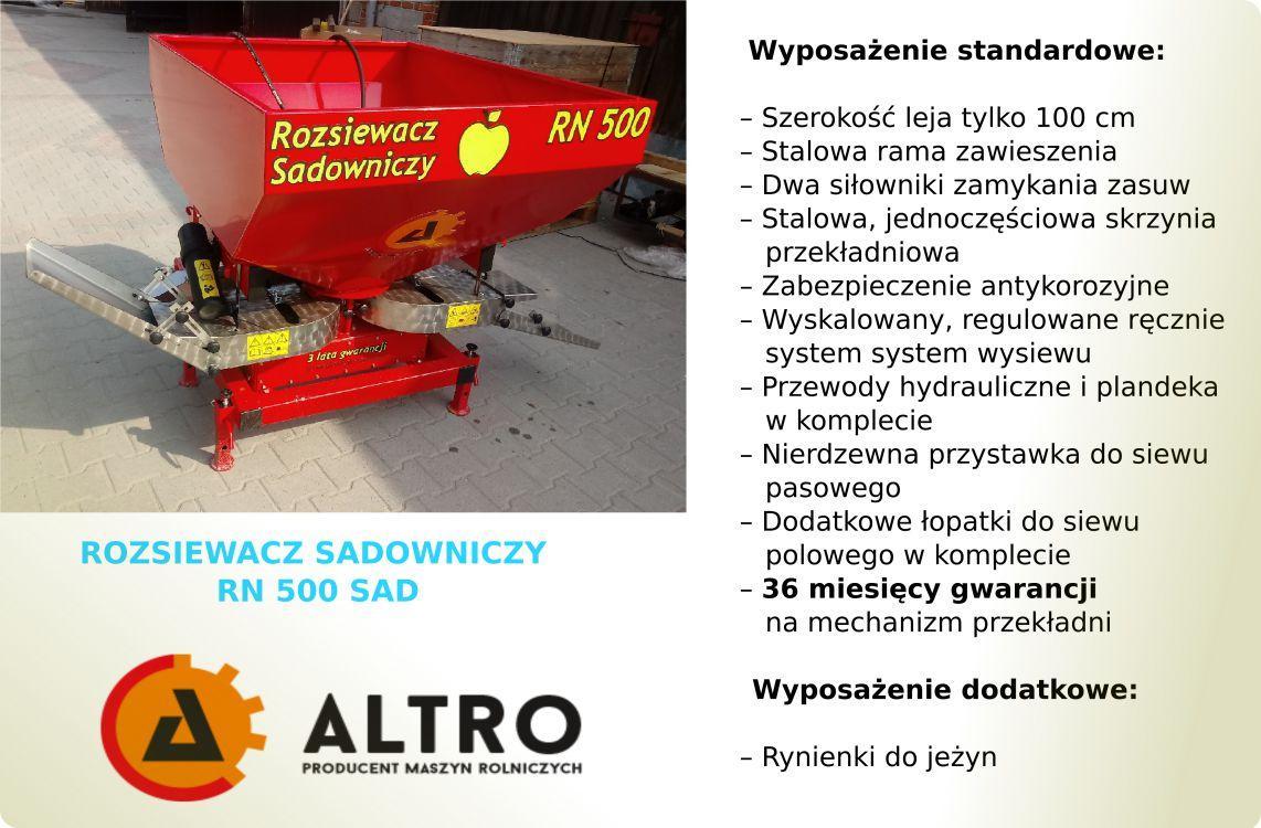 Rozsiewacz sadowniczy RN 500 Sad