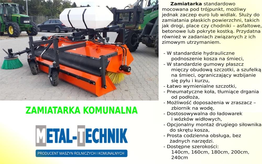 maszyny komunalne - zamiatarki