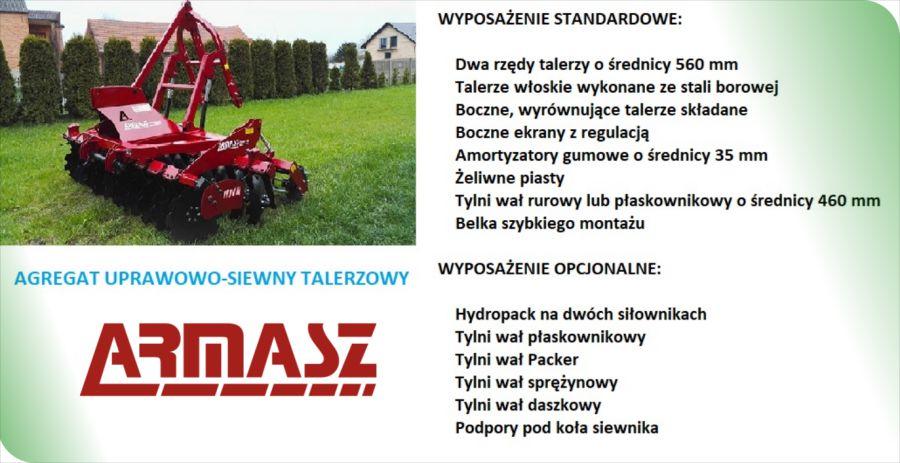 Agregat uprawowo-siewny-talerzowy