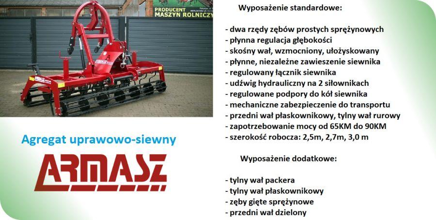 Agregat uprawowo-siewny
